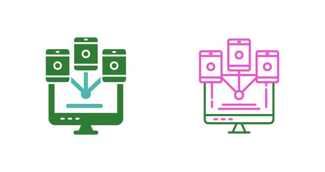 Computer Networks Vector Icon