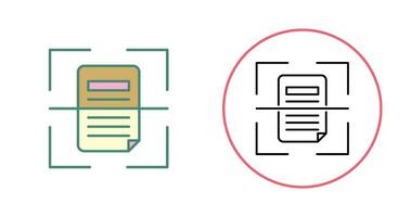 Scan Vector Icon