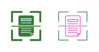 Scan Vector Icon