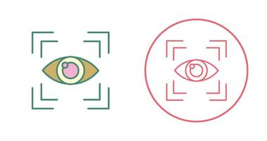 Eye Scan Vector Icon