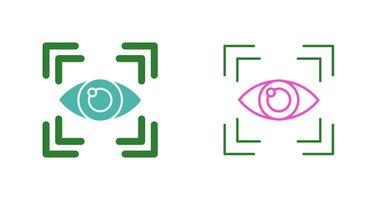 Eye Scan Vector Icon