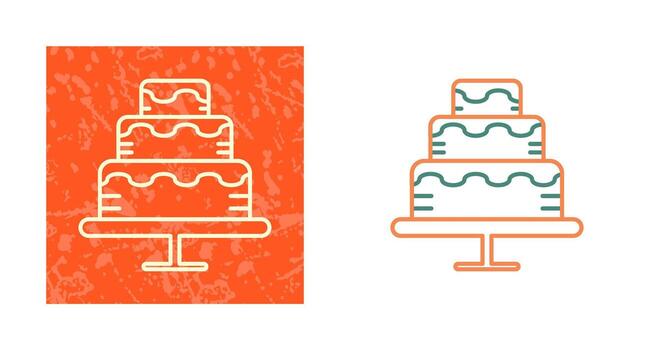 icono de vector de pastel