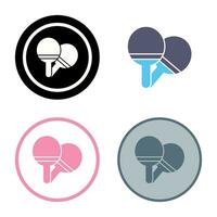 Ping Pong Vector Icon