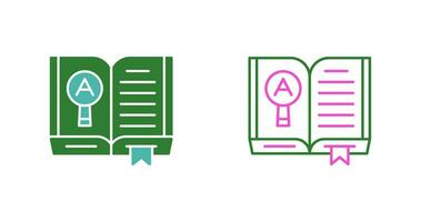 Open Book Vector Icon