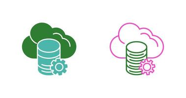 Cloud Data Vector Icon