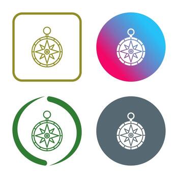icono de vector de brújula