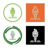 icono de vector de helado