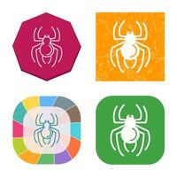 icono de vector de araña