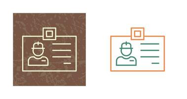Identity Card Vector Icon