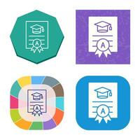 Report Card Vector Icon