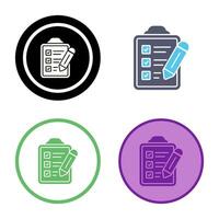 Checklist Vector Icon