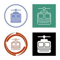 Cable car Vector Icon