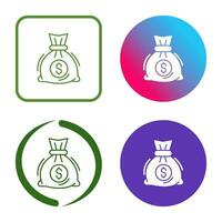 Money Bag Vector Icon