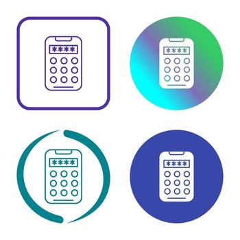 Pin Code Vector Icon