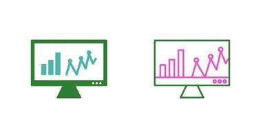 Online Stats Vector Icon