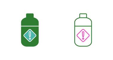 Pesticide Bottle Vector Icon