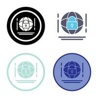 Internet Security Vector Icon