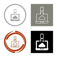 Data Transfer Vector Icon