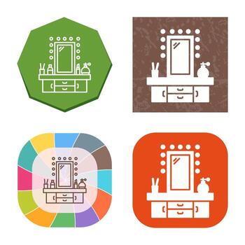 Dressing Table Vector Icon