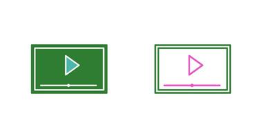 Video Screening Vector Icon