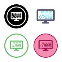Coding Vector Icon
