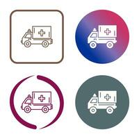 Ambulance Vector Icon