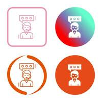 Client Service Vector Icon