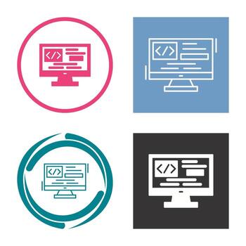 Coding Vector Icon