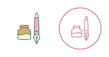 Ink and Pen Vector Icon