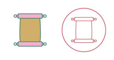 Scroll of Paper Vector Icon