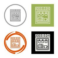 Dishwasher Vector Icon