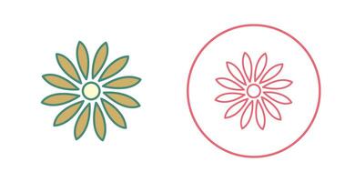 Unique Flower Vector Icon