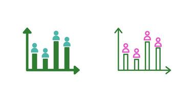Candidate Graph Vector Icon