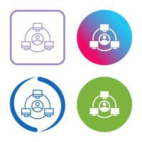 icono de vector de red