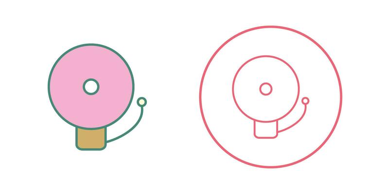 Unique Alarm Vector Icon