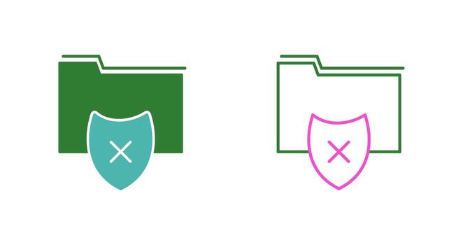 Vulnerable Folder Vector Icon