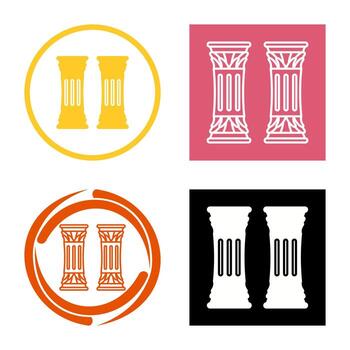 icono de vector de columna