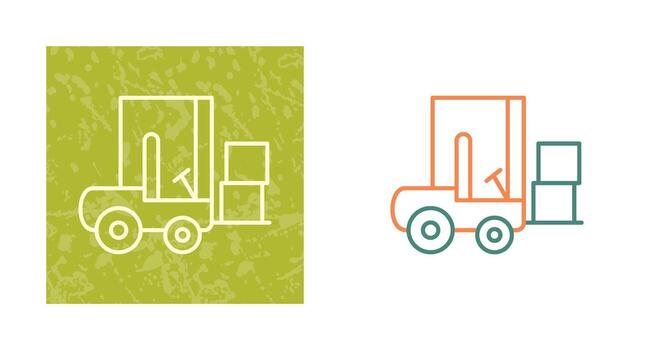 Forklifter Vector Icon