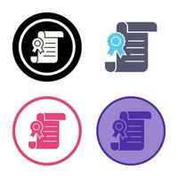 Legal Paper Vector Icon