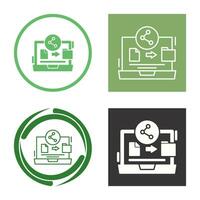 File Share Vector Icon