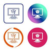 Online Course Vector Icon