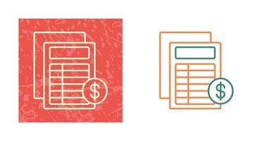 Invoice Vector Icon