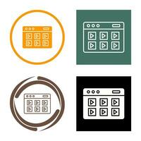 Online Course Vector Icon