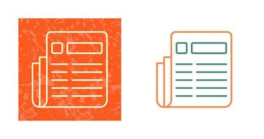 News Paper Vector Icon