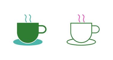 Unique Hot Coffee Vector Icon