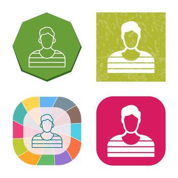 icono de vector de prisionero