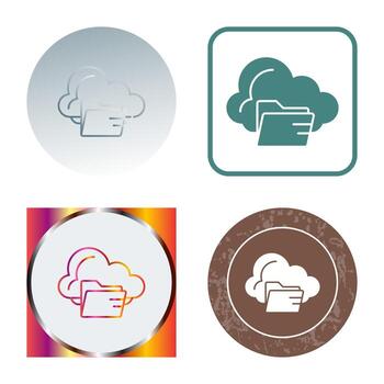 icono de vector de carpeta