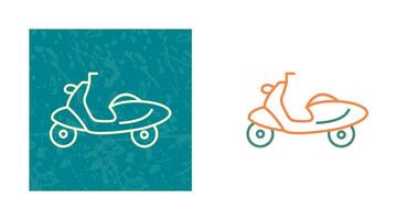 icono de vector de scooter