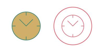 icono de vector de reloj único