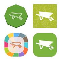 Wheelbarrow Vector Icon